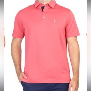 TAILORBYRD Collection 1930 Polo Golf Shirt Men Coral Paprika Color 
XL